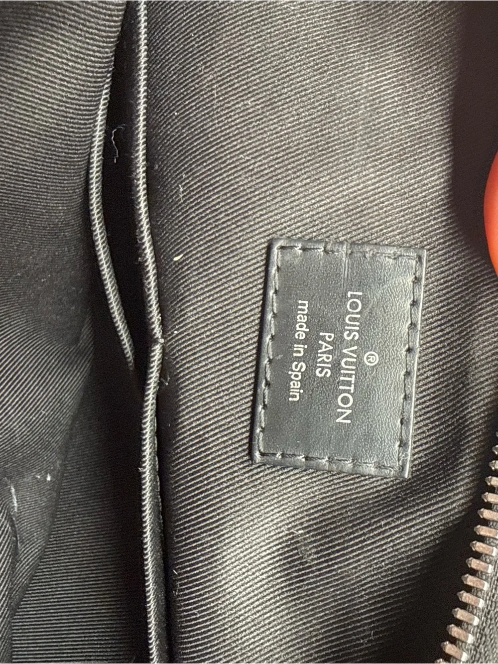 Louis Vuitton Black Damier Graphite Messenger Bag with Silver Hardware